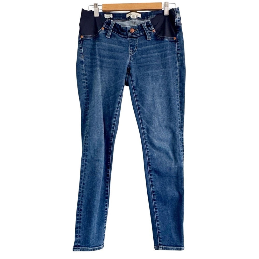 Madewell Side Panel Maternity Skinny Jeans 27 - Picture 3 of 14
